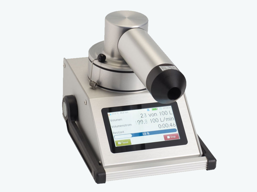 Impaktionssammler mit Quereinlaufdüse